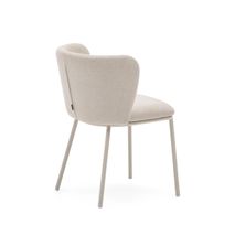 Eetkamerstoel CISELIA - Beige Chenille KAV C0100194KY12