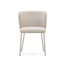 Eetkamerstoel CISELIA - Beige Chenille KAV C0100194KY12