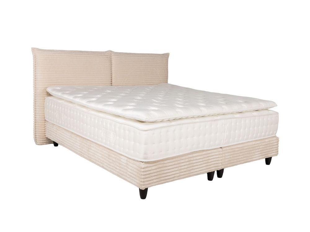 Boxspring incl. matras en topper FREYA - Beige SFD-58-000002-P07