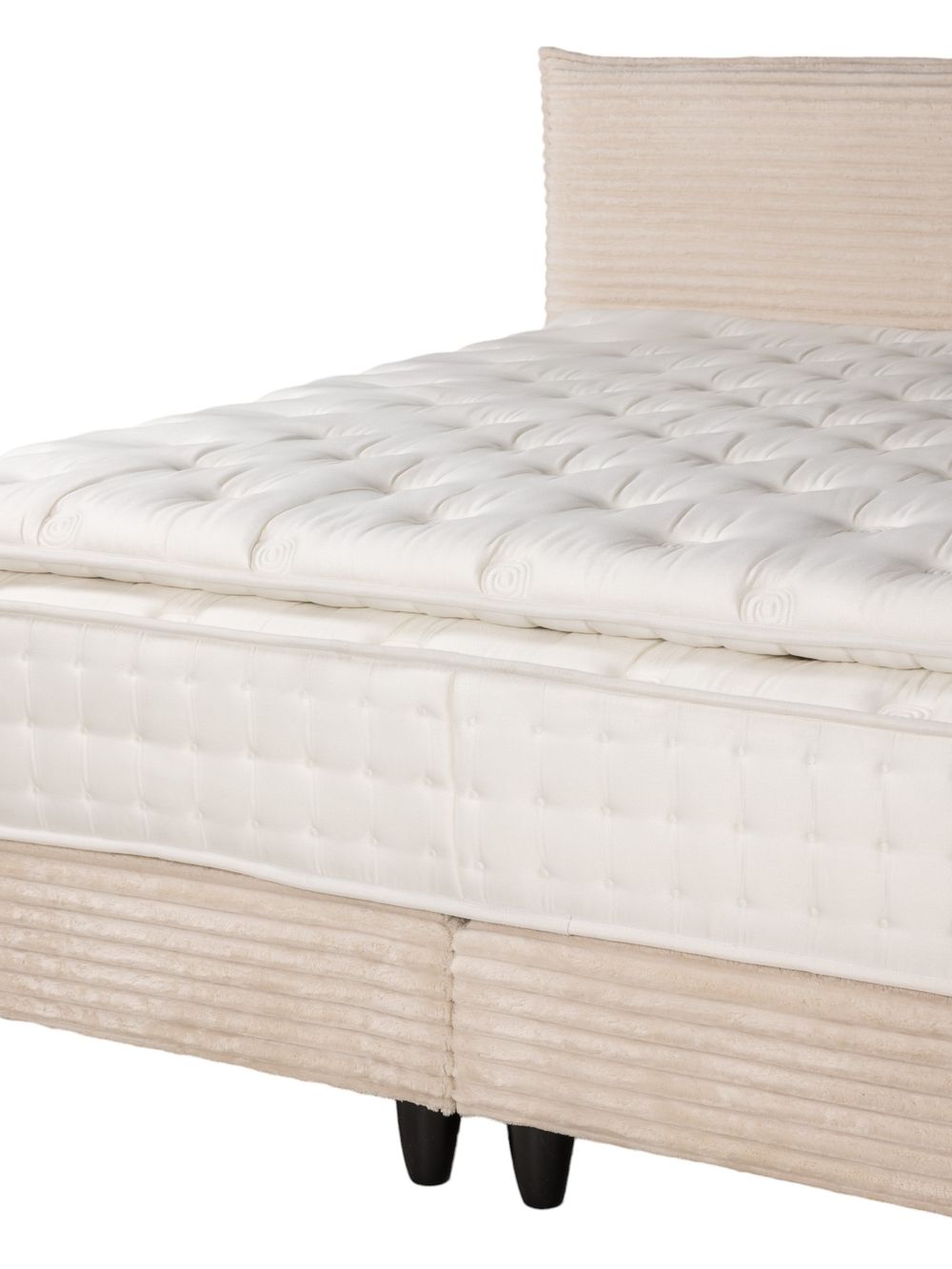 Boxspring incl. matras en topper FREYA - Beige SFD-58-000002-P07