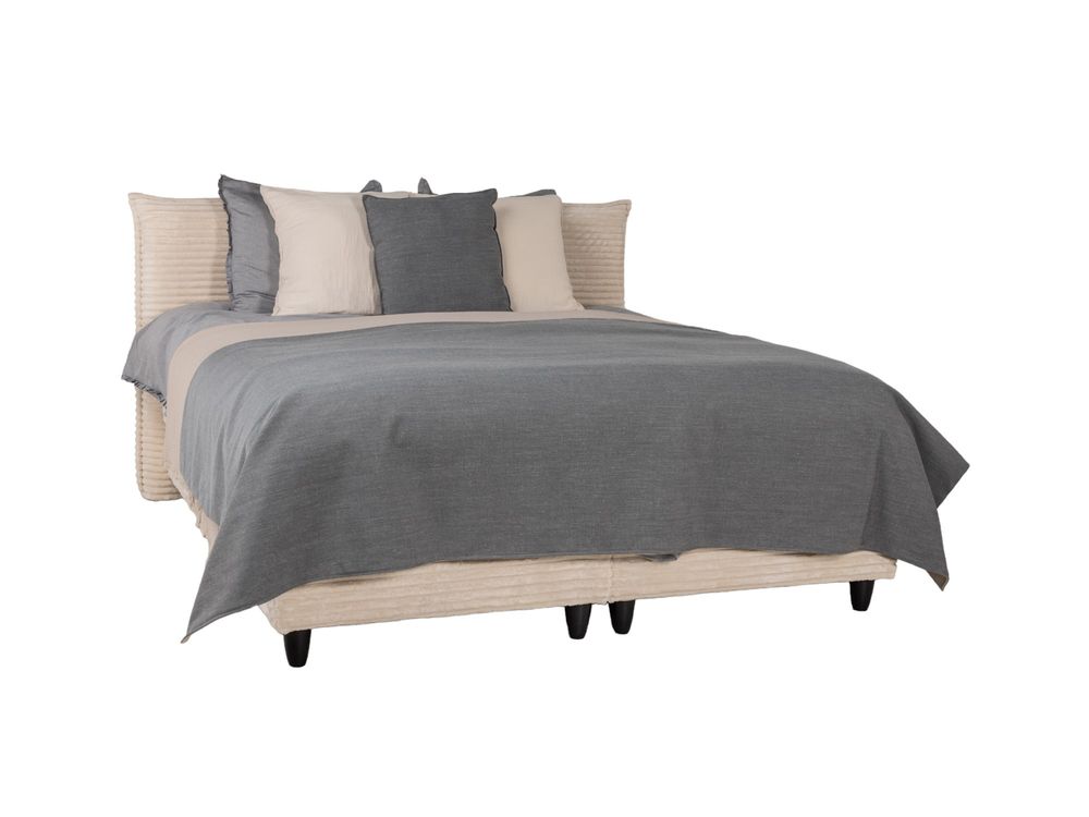 Boxspring incl. matras en topper FREYA - Beige SFD-58-000002-P07