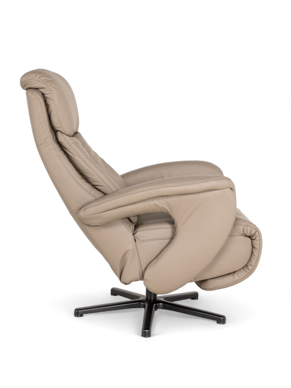 Relaxfauteuil MADDY M - Taupe leder HKL-22-000058-VA