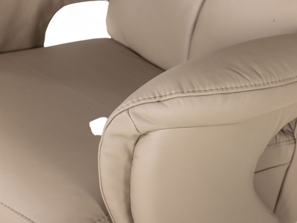 Relaxfauteuil MADDY M - Taupe leder HKL-22-000058-VA