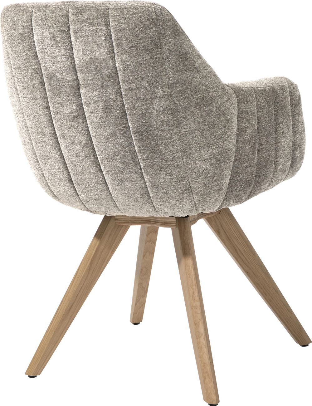 Set van 4 eetkamerstoelen LIVA - Champagne C-XOO-48728CPG