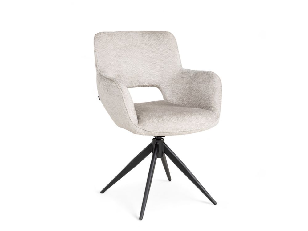 Draaibare armstoel DARWIN - Natural MXF DAR AST-DRPT-MN