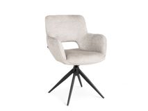 Draaibare armstoel DARWIN - Natural MXF DAR AST-DRPT-MN