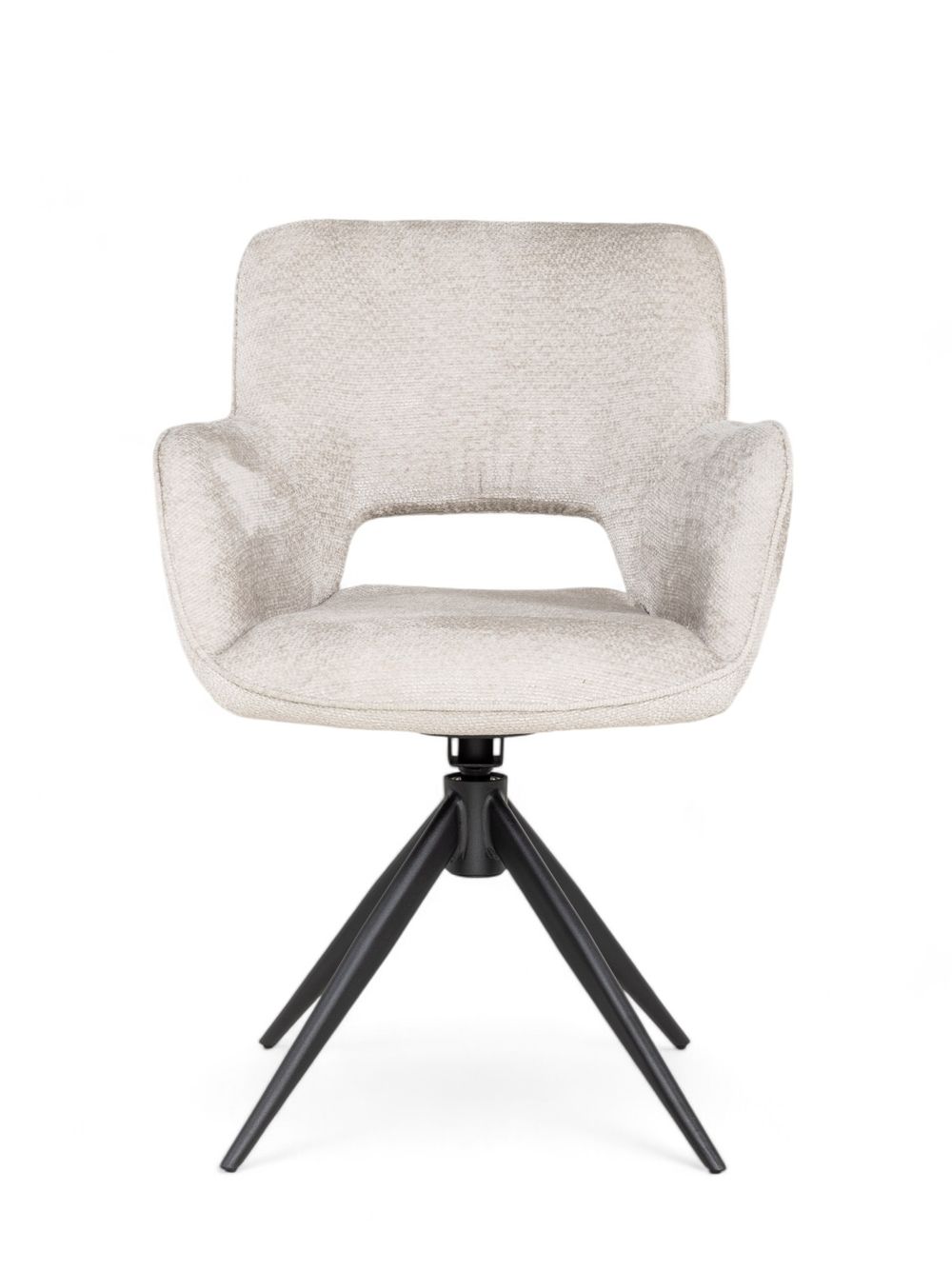 Draaibare armstoel DARWIN - Natural MXF DAR AST-DRPT-MN