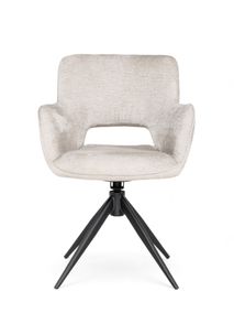 Draaibare armstoel DARWIN - Natural MXF DAR AST-DRPT-MN