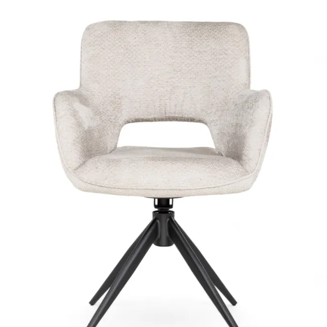 Draaibare armstoel DARWIN - Natural