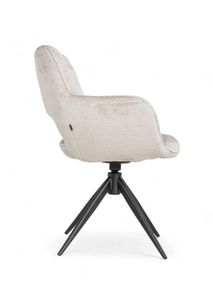 Draaibare armstoel DARWIN - Natural MXF DAR AST-DRPT-MN