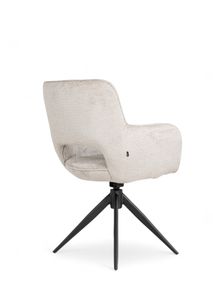 Draaibare armstoel DARWIN - Natural MXF DAR AST-DRPT-MN