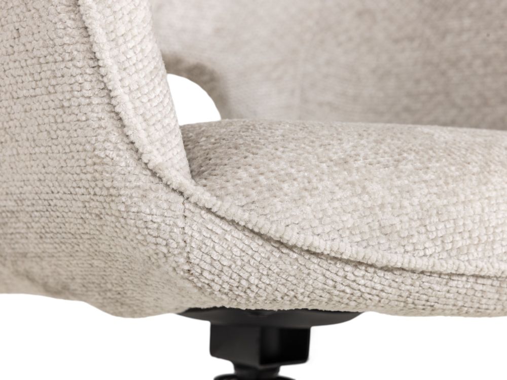 Draaibare armstoel DARWIN - Natural MXF DAR AST-DRPT-MN