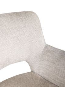 Draaibare armstoel DARWIN - Natural MXF DAR AST-DRPT-MN