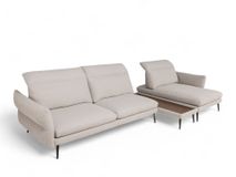 Hoekzetel MODULA - Beige/Walnoot C-MXD-67-HKS1