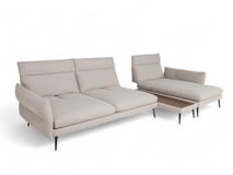 Hoekzetel MODULA - Beige/Walnoot C-MXD-67-HKS1
