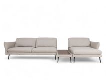 Hoekzetel MODULA - Beige/Walnoot C-MXD-67-HKS1