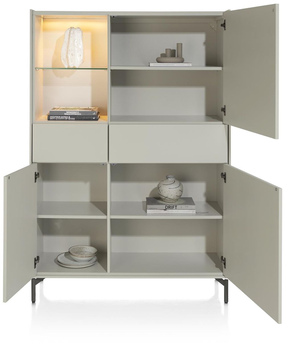 Wandkast NOON - Silk Grey XOO 51830SLG