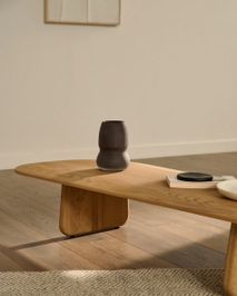 Salontafel PIRITA - Massief eik naturel KAV T00031MO87