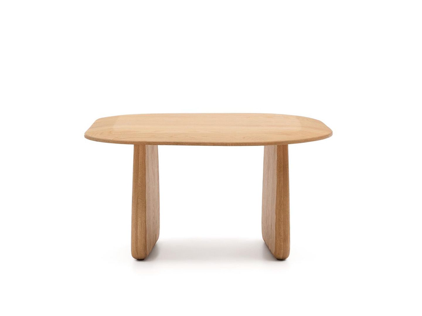 Bijzettafel PIRITA - Massief eik naturel