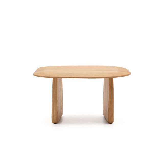 Bijzettafel PIRITA - Massief eik naturel