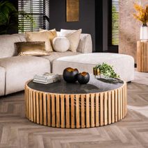 Salontafel SLATE - Leisteen/Acaciahout ZLS 2787-83