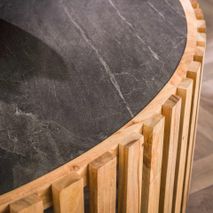 Salontafel SLATE - Leisteen/Acaciahout ZLS 2787-83