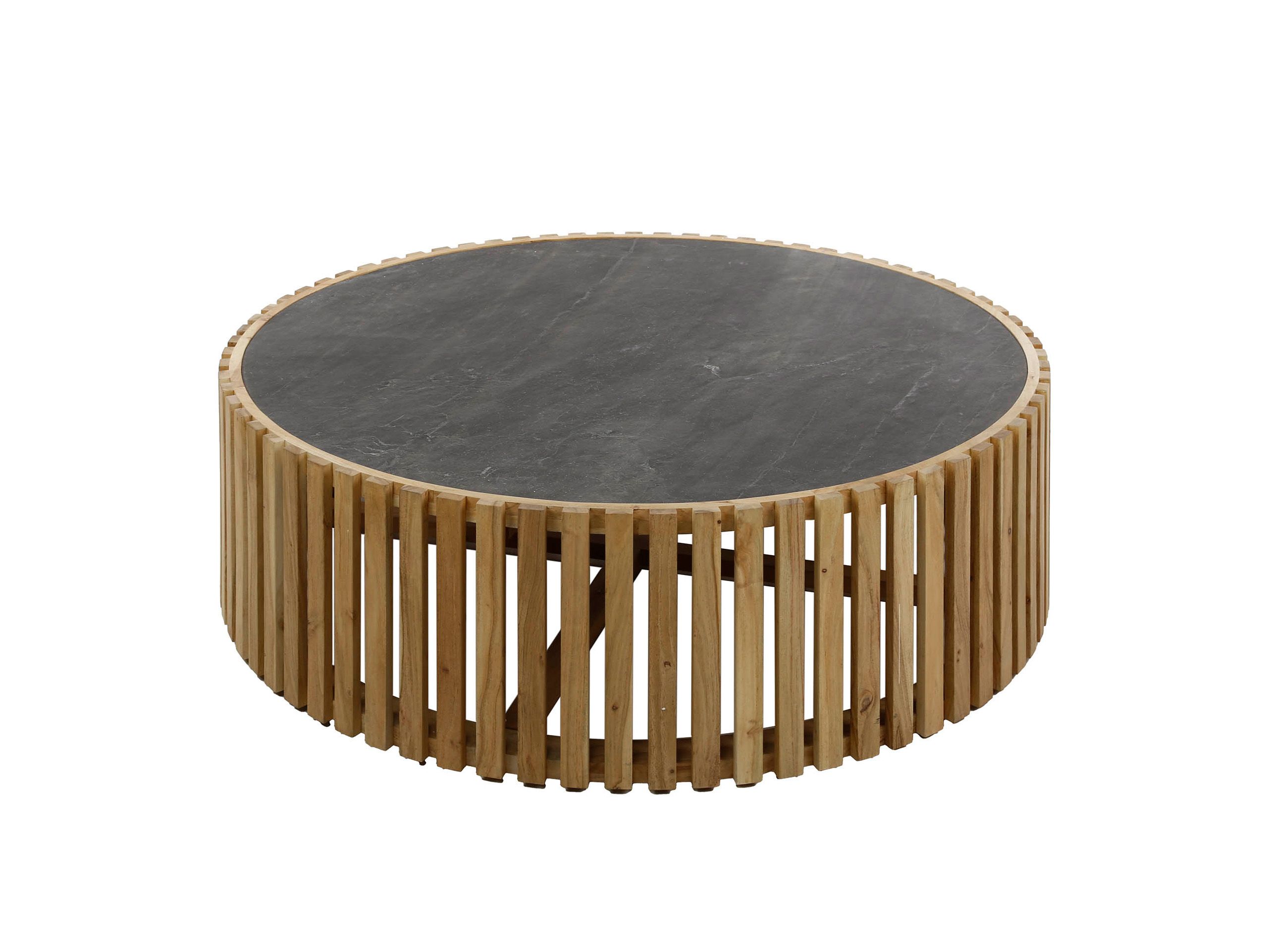 Salontafel SLATE - Leisteen/Acaciahout ZLS 2787-83