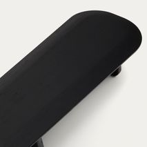 Salontafel PIRITA - Massief eik zwart KAV T00031MO01