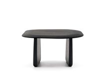 Bijzettafel PIRITA - Massief eik zwart KAV T00033MO01