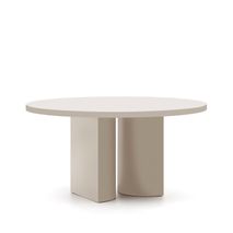 Ronde tafel NEALY - Ecru gelakt KAV T0300050LL05