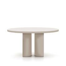 Ronde tafel NEALY - Ecru gelakt KAV T0300050LL05