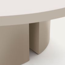 Ronde tafel NEALY - Ecru gelakt KAV T0300050LL05