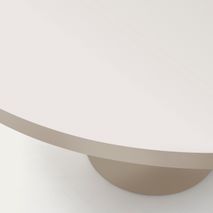 Ronde tafel NEALY - Ecru gelakt KAV T0300050LL05