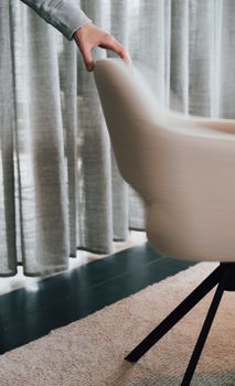 Draaibare armstoel BENTO - Beige YLI BT SW-SN01