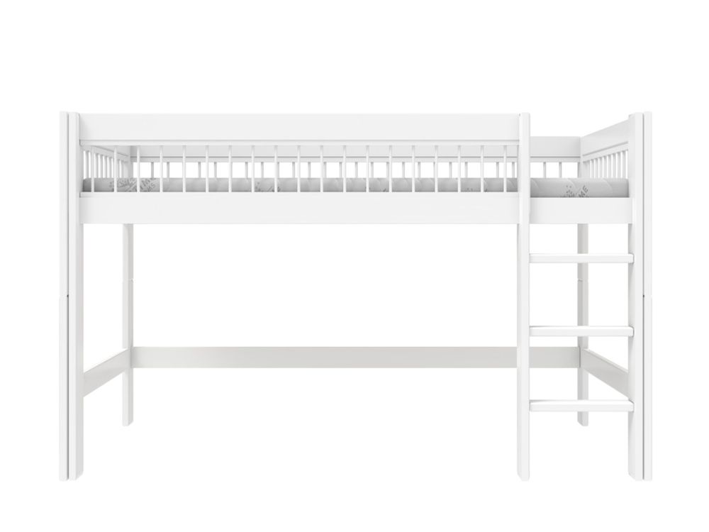 Halfhoogslaper met rolbodem BREEZE - Witgelakt gre SCE 2625WG