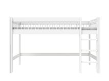 Halfhoogslaper met rolbodem BREEZE - Witgelakt gre SCE 2625WG