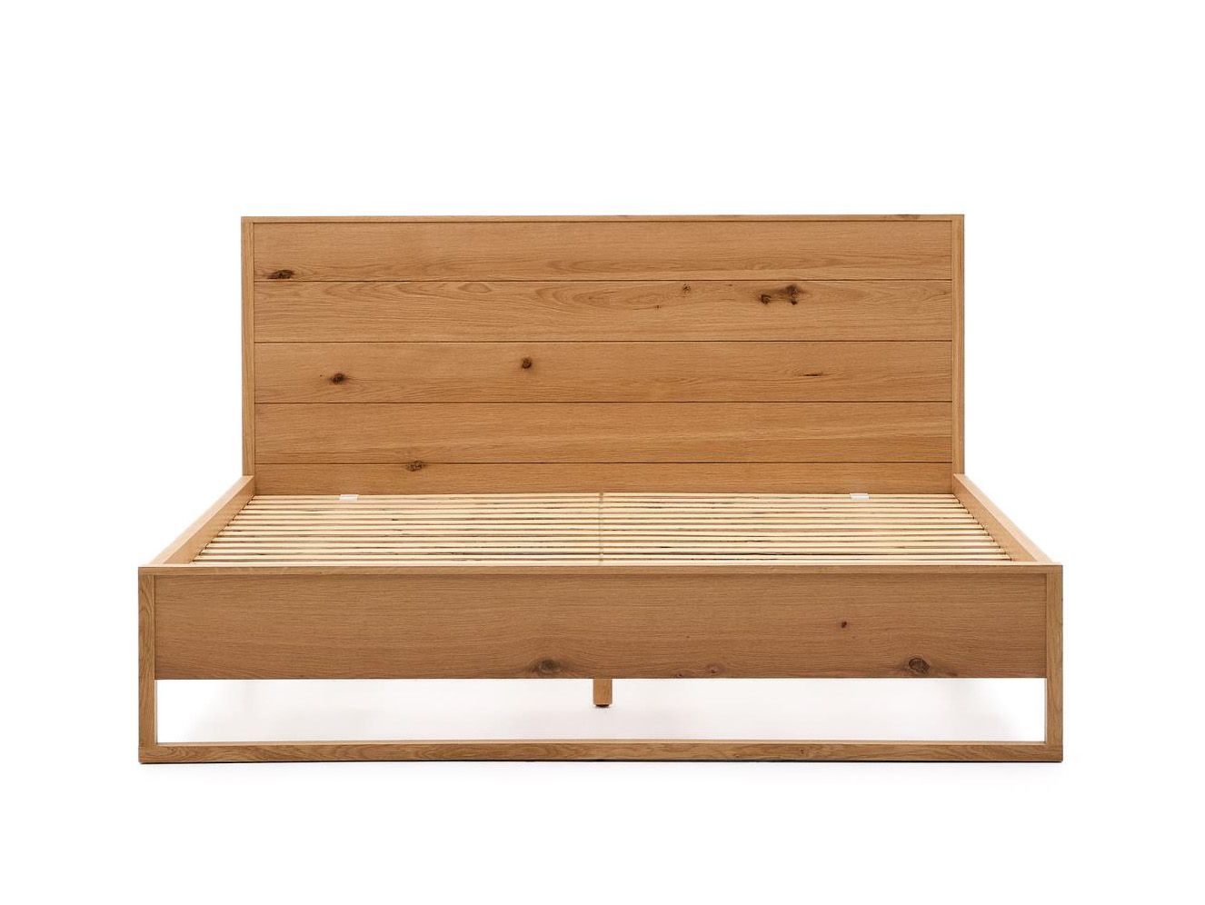 Bed ALGUEMA 160 x 200 cm - Eikenfineer