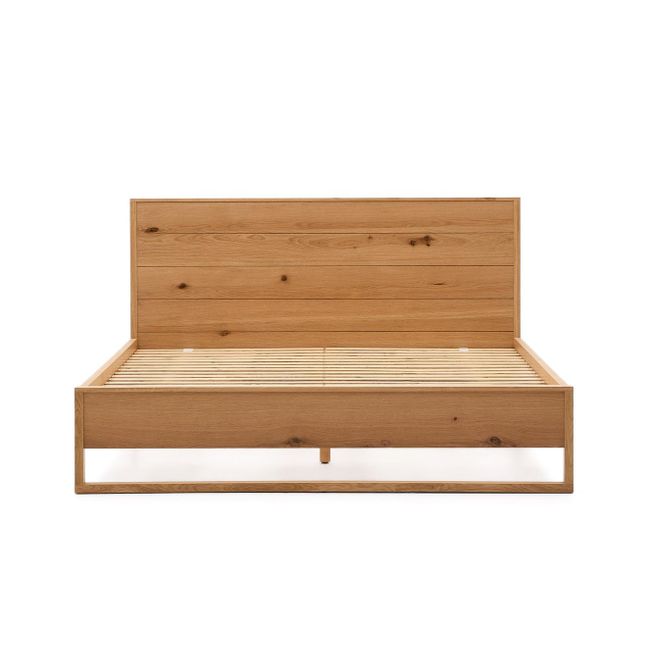 Bed ALGUEMA 180 x 200 cm - Eikenfineer