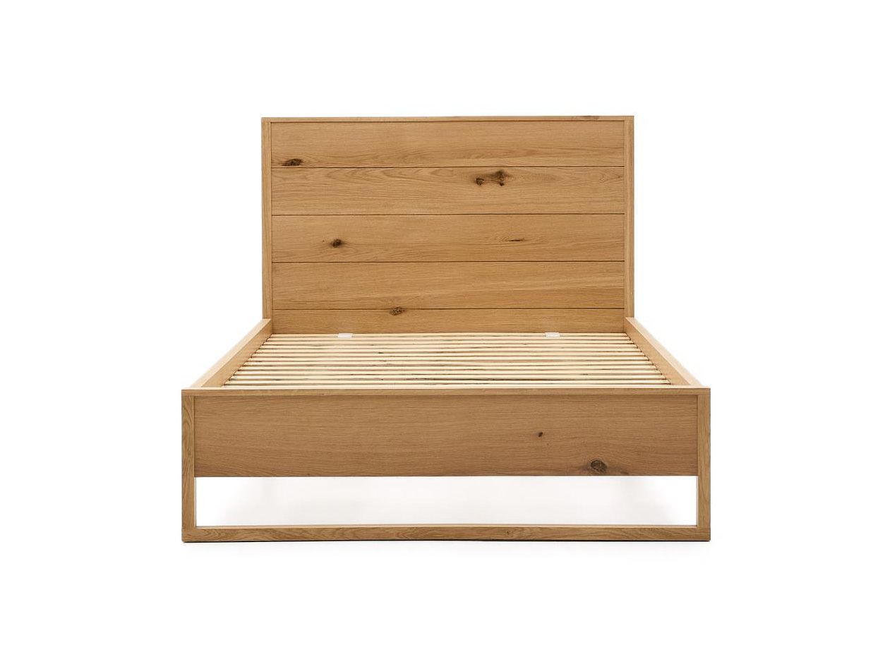 Bed ALGUEMA 180 x 200 cm - Eikenfineer
