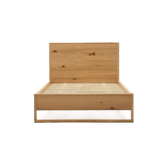 Bed ALGUEMA 180 x 200 cm - Eikenfineer