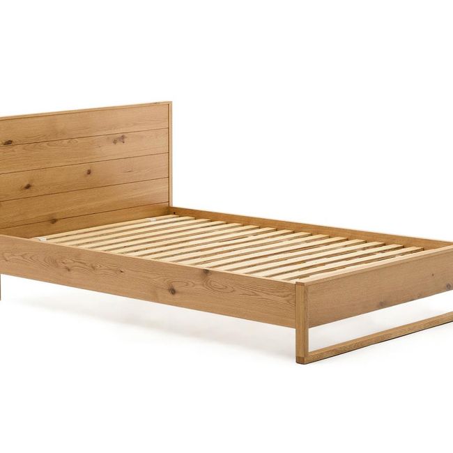 Bed ALGUEMA 180 x 200 cm - Eikenfineer