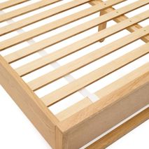 Bed ALGUEMA 160 x 200 cm - Eikenfineer KAV N0100022MM40