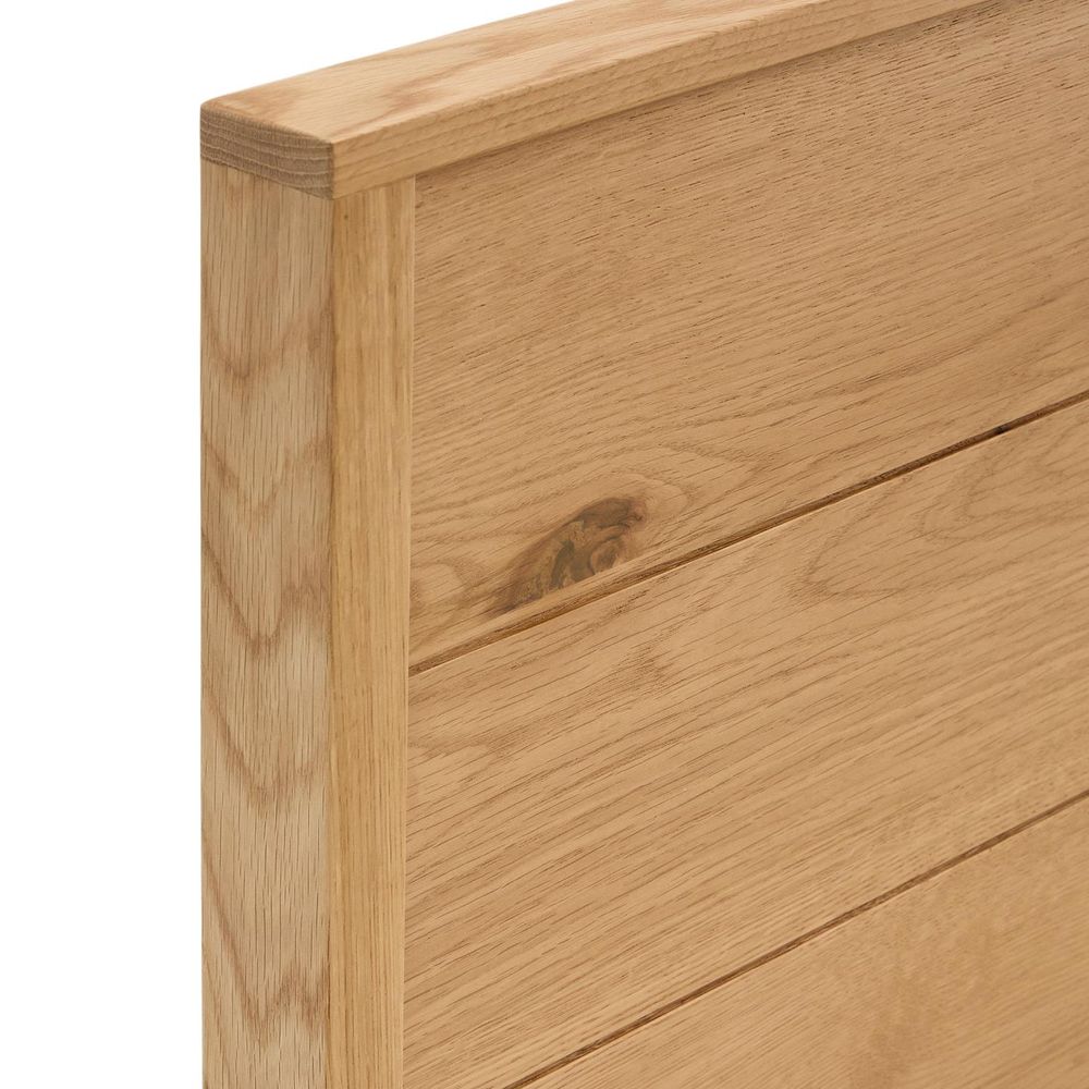 Bed ALGUEMA 160 x 200 cm - Eikenfineer KAV N0100022MM40