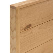 Bed ALGUEMA 160 x 200 cm - Eikenfineer KAV N0100022MM40