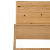 Bed ALGUEMA 160 x 200 cm - Eikenfineer KAV N0100022MM40