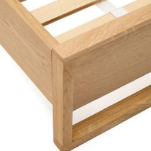 Bed ALGUEMA 160 x 200 cm - Eikenfineer KAV N0100022MM40