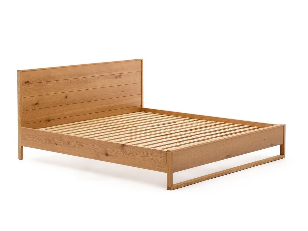 Bed ALGUEMA 90 x 200 cm - Eikenfineer KAV N0100021MM40