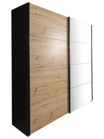 Schuifdeurkast QUADRA - Artisan eik/spiegel C-RCH QUTZ