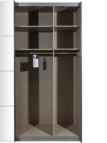 Schuifdeurkast QUADRA - Artisan eik/spiegel C-RCH QUTZ