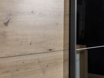 Schuifdeurkast QUADRA - Artisan eik/spiegel C-RCH QUTZ